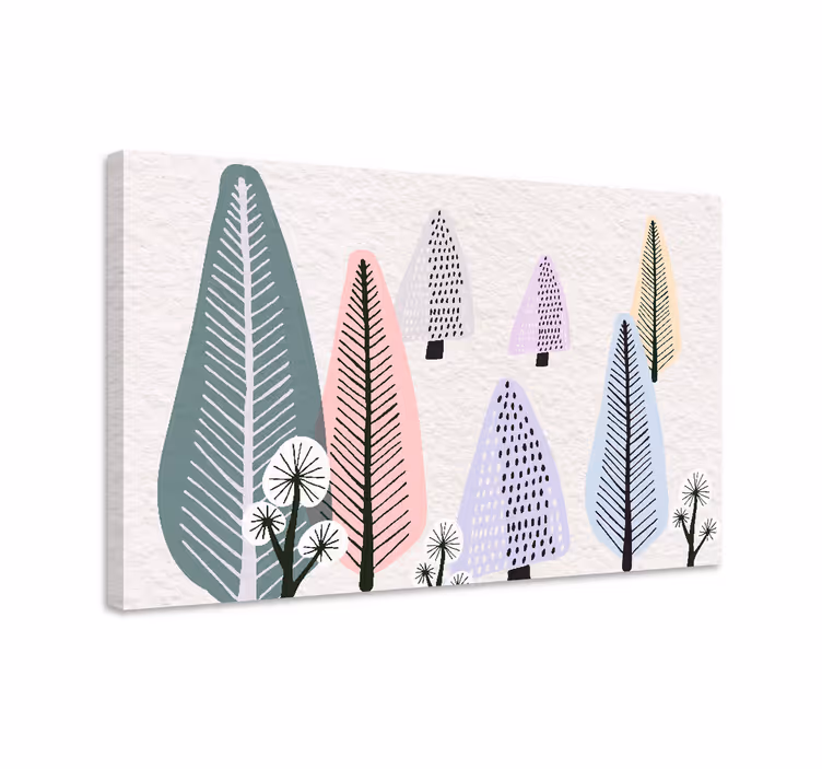 Metsävalssi puu canvas - Tenstickers