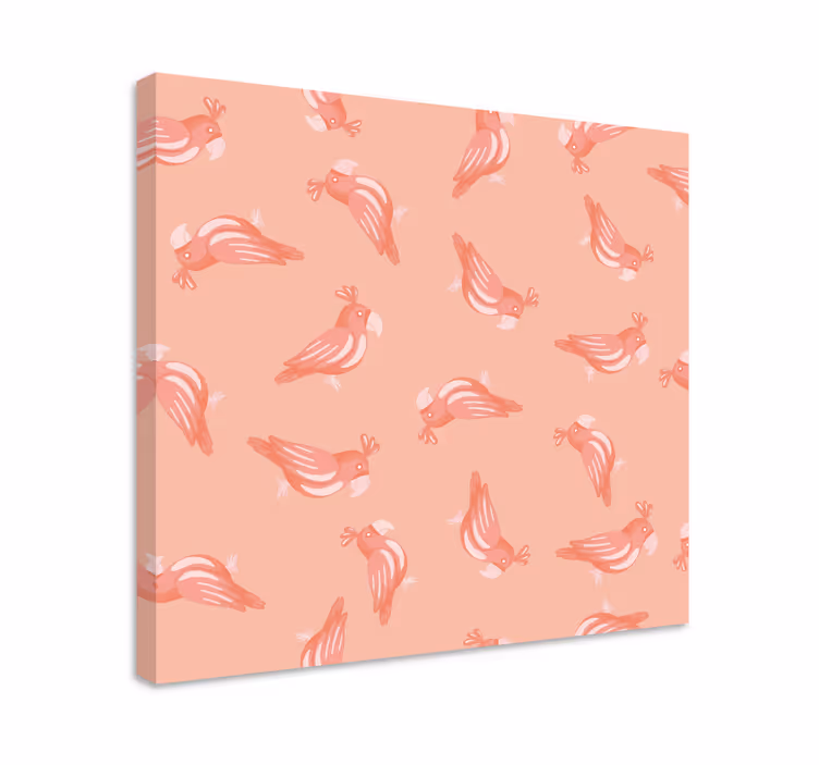 Viehättävät lintukuvastot canvas-taulu - Tenstickers