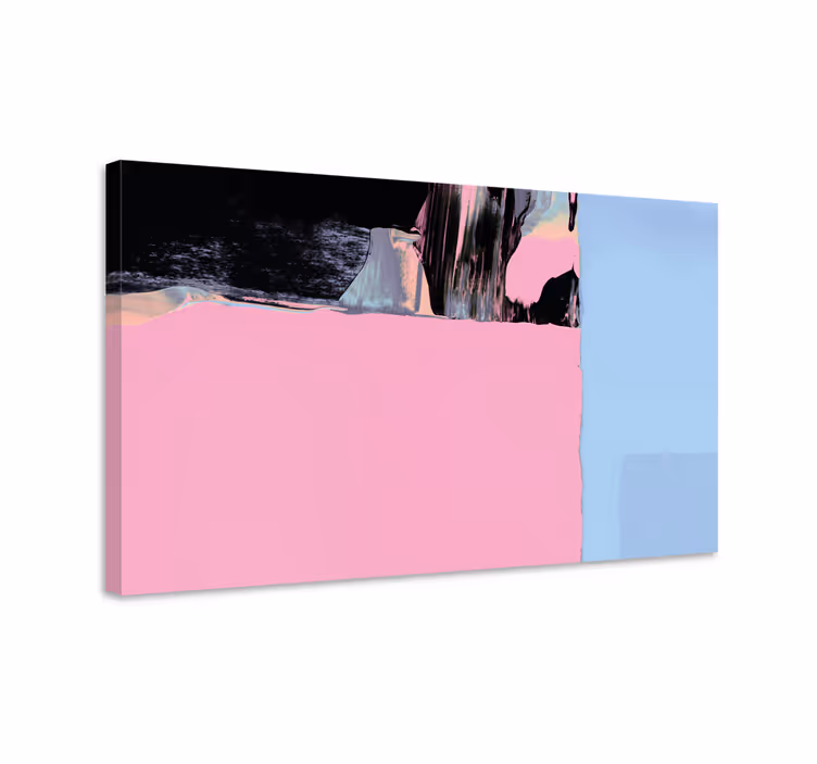 Abstrakti värisegmentti canvas-taulu - Tenstickers