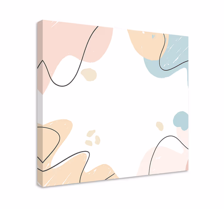Abstrakteja hedelmäisiä muotoja hedelmä canvas taulu - Tenstickers