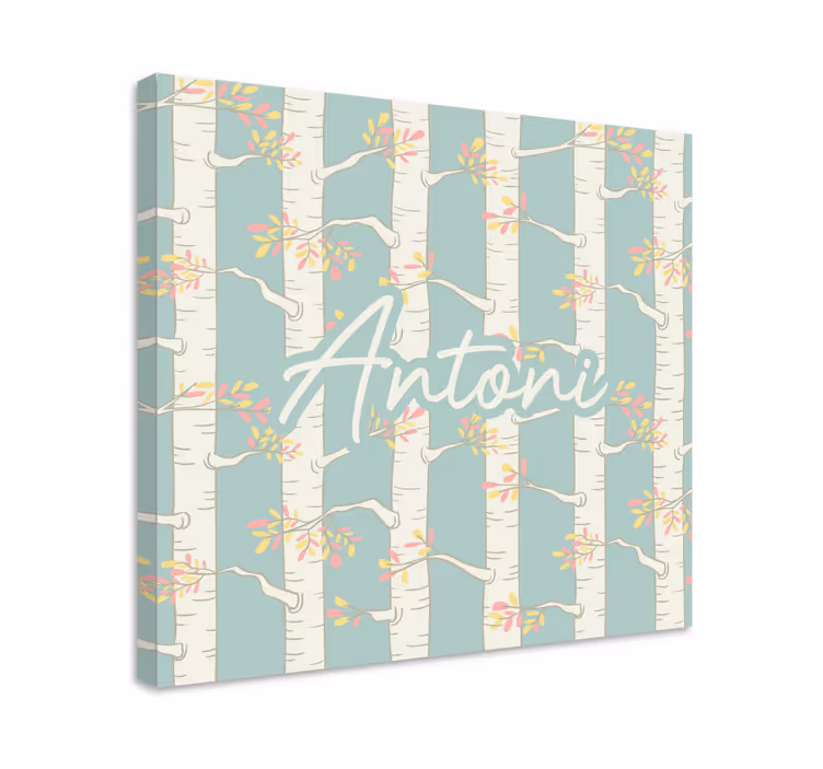 Koivun kukat canvas taulu - Tenstickers