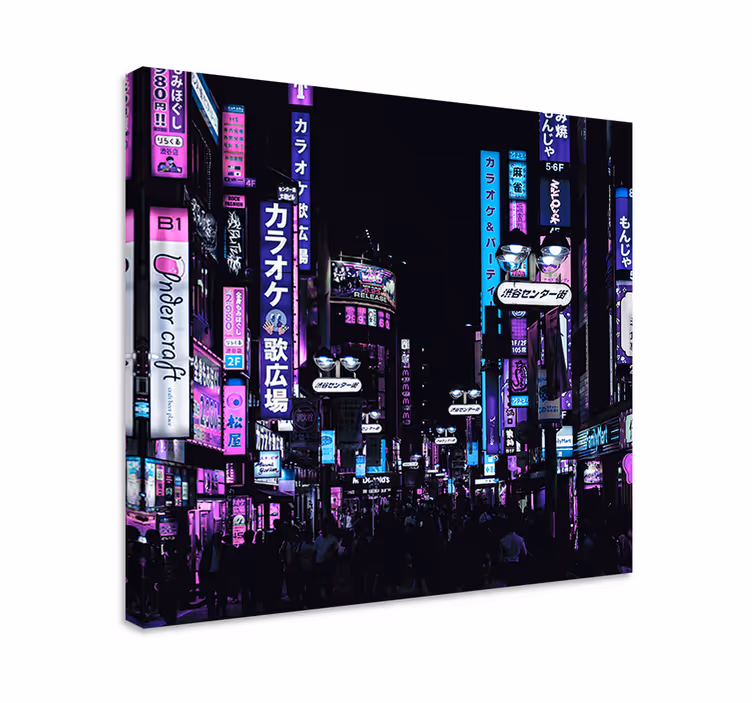 Kaupungin yönäkymä canvas taulu - Tenstickers
