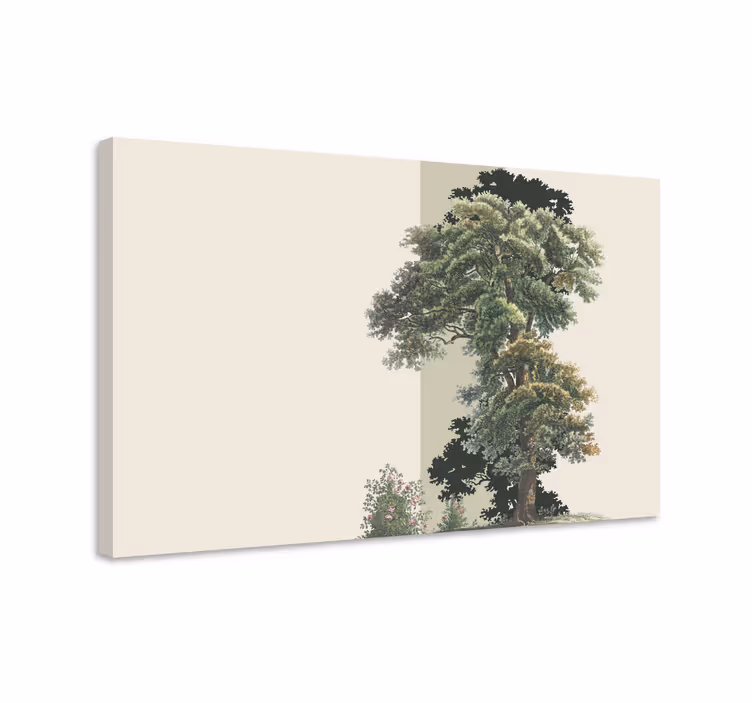 Esteettinen puusuunnittelu taide canvas - Tenstickers