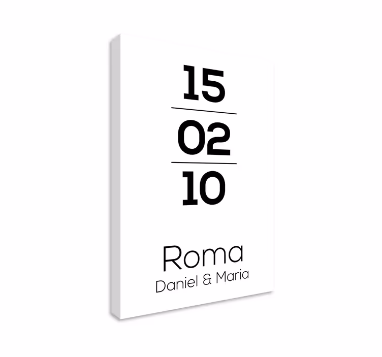 Roman treffit canvas taulu omasta kuvasta - Tenstickers