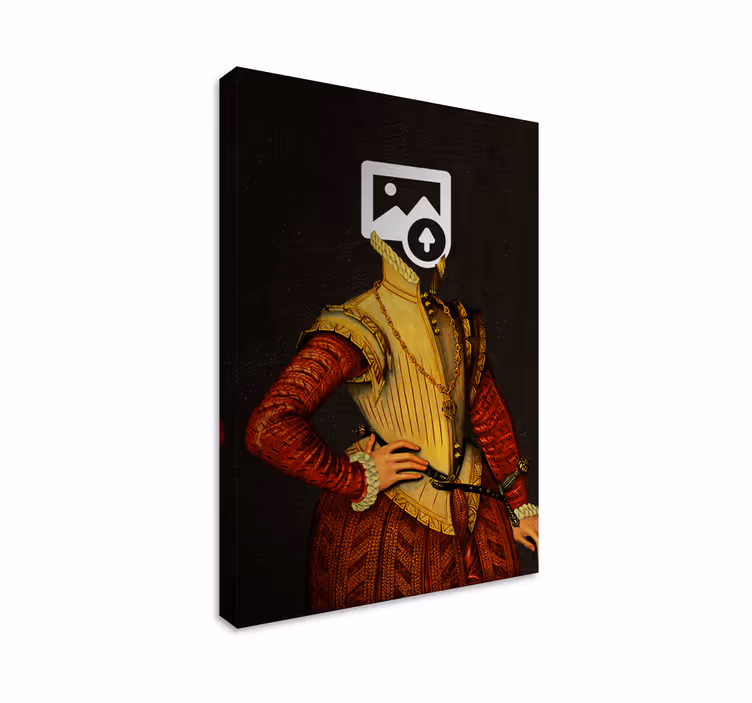 Aristokraattinen koira koira canvas - Tenstickers