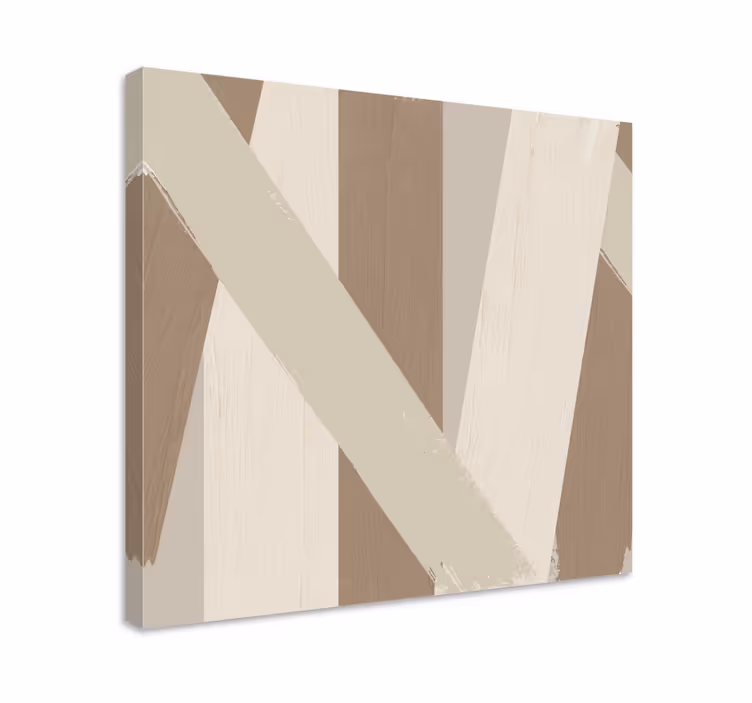 Hiekka väri taide canvas - Tenstickers