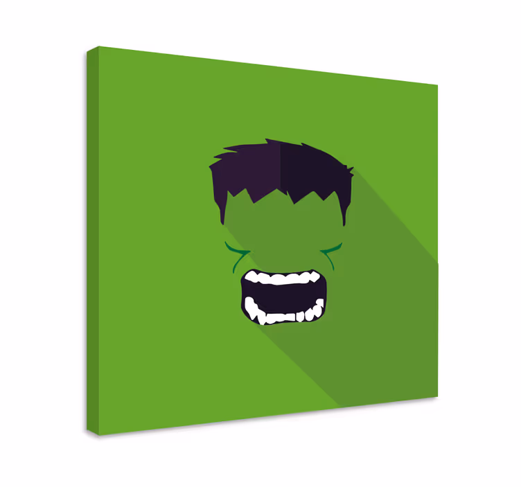 Vihreä supersankari supersankari canvas - Tenstickers