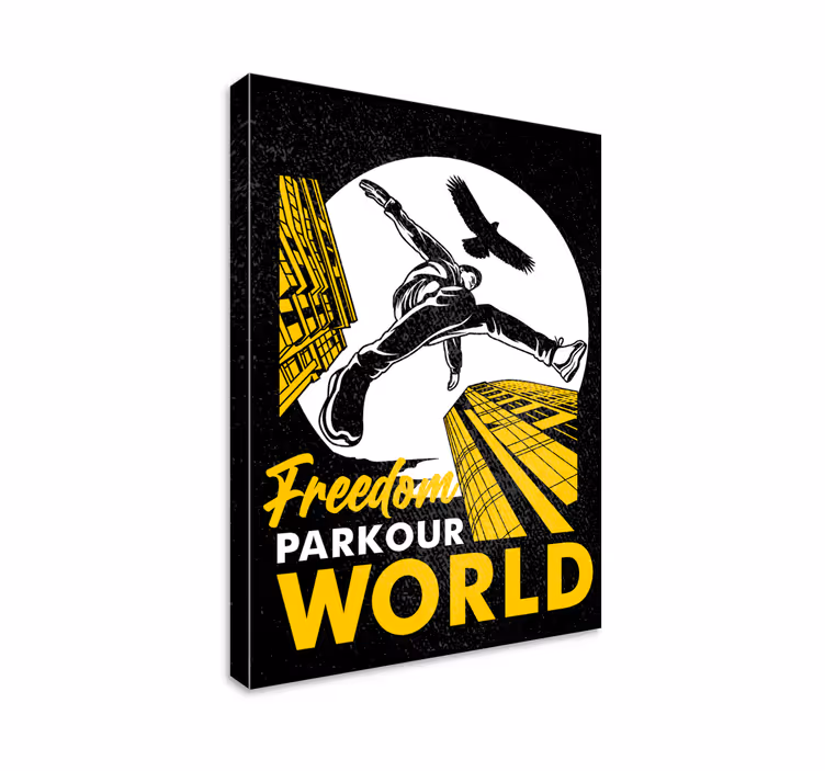 Parkour world julistetulostus - Tenstickers