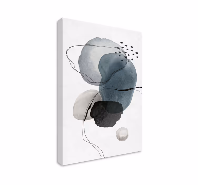 Abstraktit muodot taide aiheinen canvas - Tenstickers