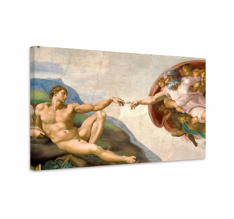 Adam-maalauksen luominen taide aiheinen canvas - Tenstickers