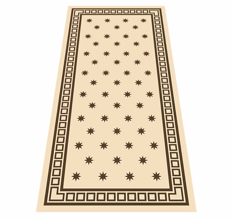 Vintage beige -aihe keittiön vinyylimatto - Tenstickers
