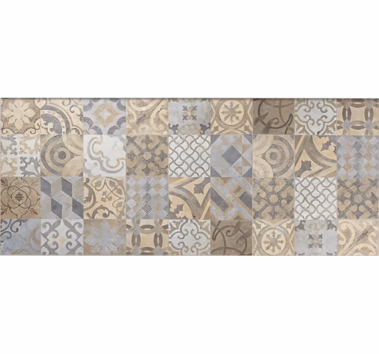 Sementiini arancioni mosaiikki vinyylimatto - Tenstickers