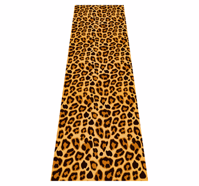 Leopard yksinkertainen kuosi eläin vinyylimatto - Tenstickers