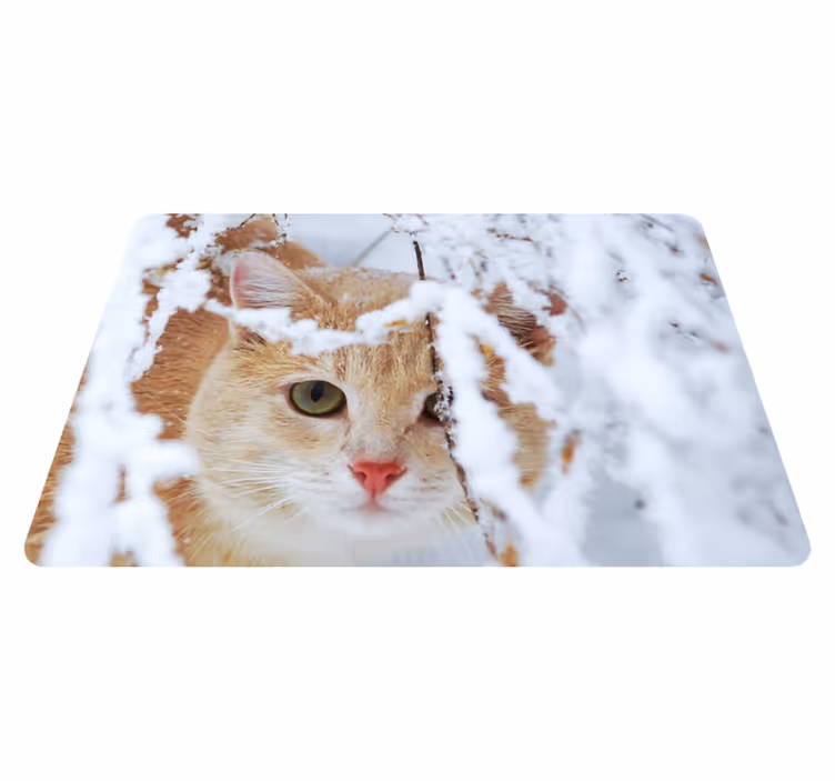 Kissa tippukivellä vinyylimatto - Tenstickers