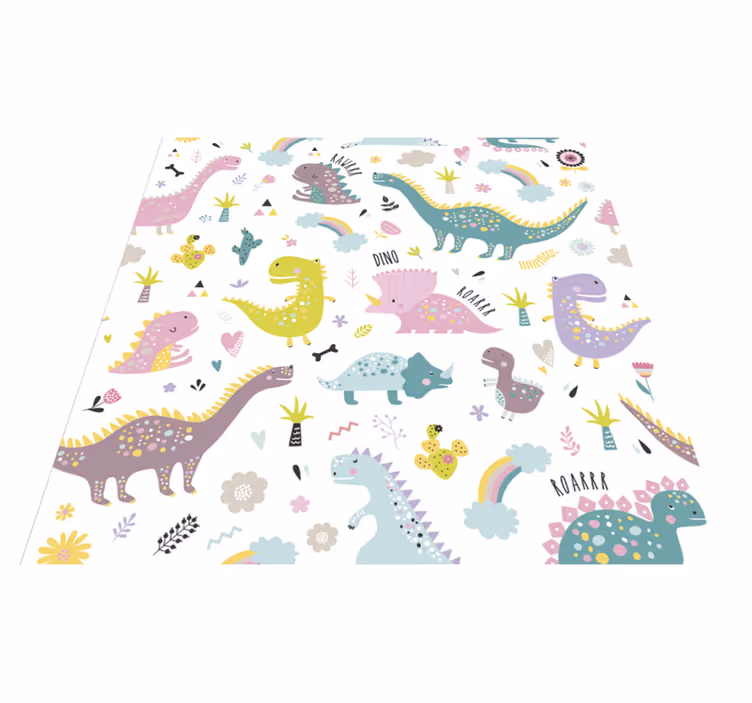 Dino vinyylimatto eläinaiheinen - Tenstickers