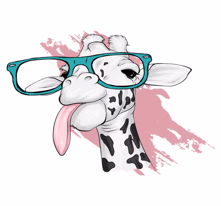 Giraffilammikkoeläinvinyylimatto - Tenstickers