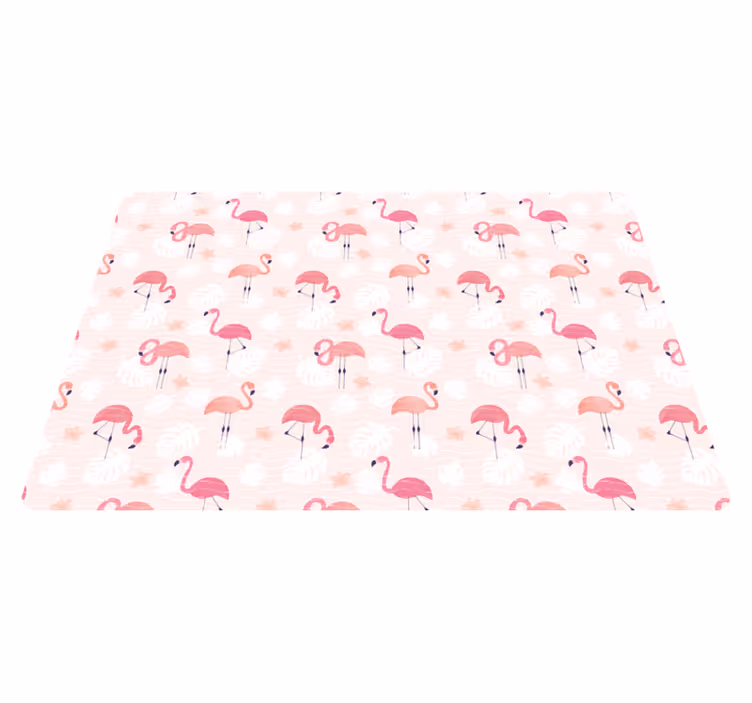 Flamingoaiheinen eläin vinyylimatto - Tenstickers