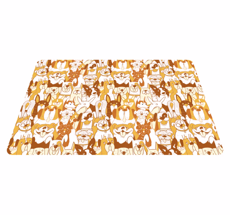 Koirajuhlat eläin vinyylimatto - Tenstickers