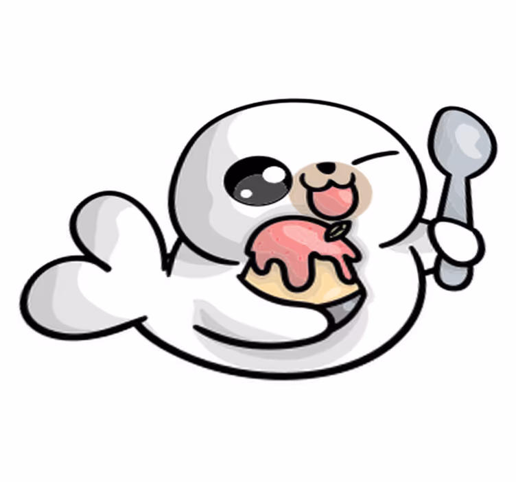 Anime vauhdikas hylje eläin vinyylimatto - Tenstickers