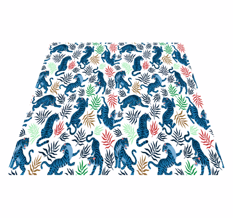 Värikkäät ja vaaralliset leopardit eläinvinyylimatto - Tenstickers