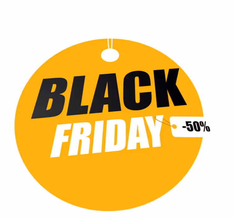 Personoitu black friday ympyrämatto - Tenstickers