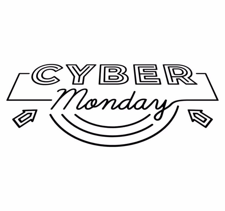 Black friday vinyylimatto kybermaanantanuolet - Tenstickers