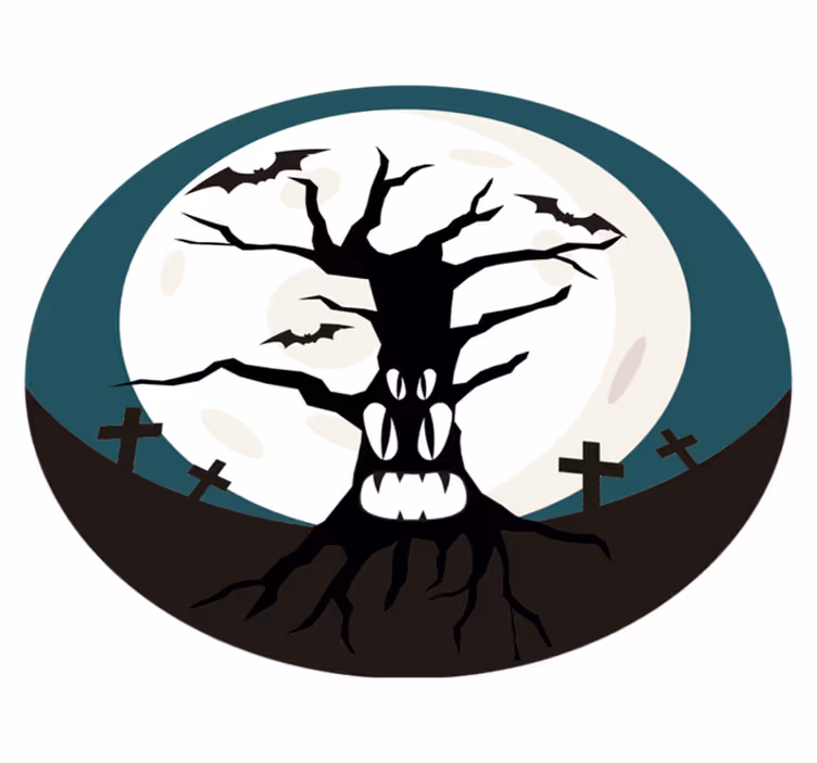 Halloween vinyylimatto karmiva tunnelma - Tenstickers