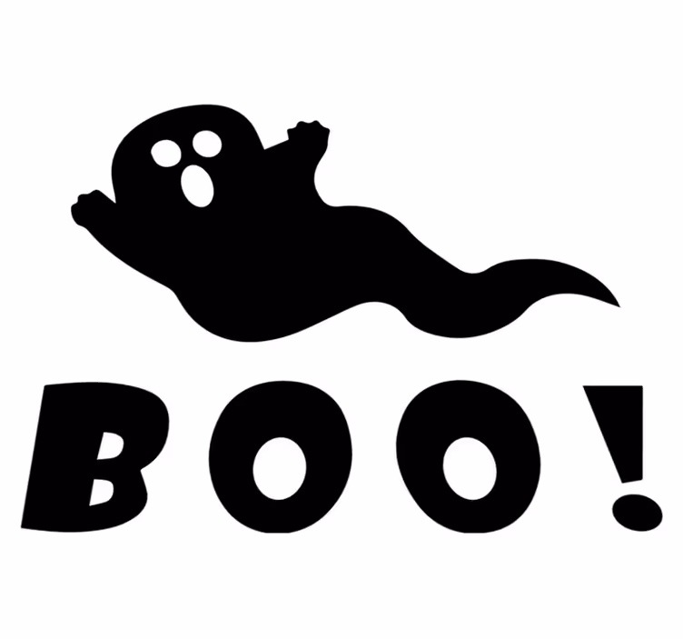 Halloweenin kummitusmainosmatto - Tenstickers