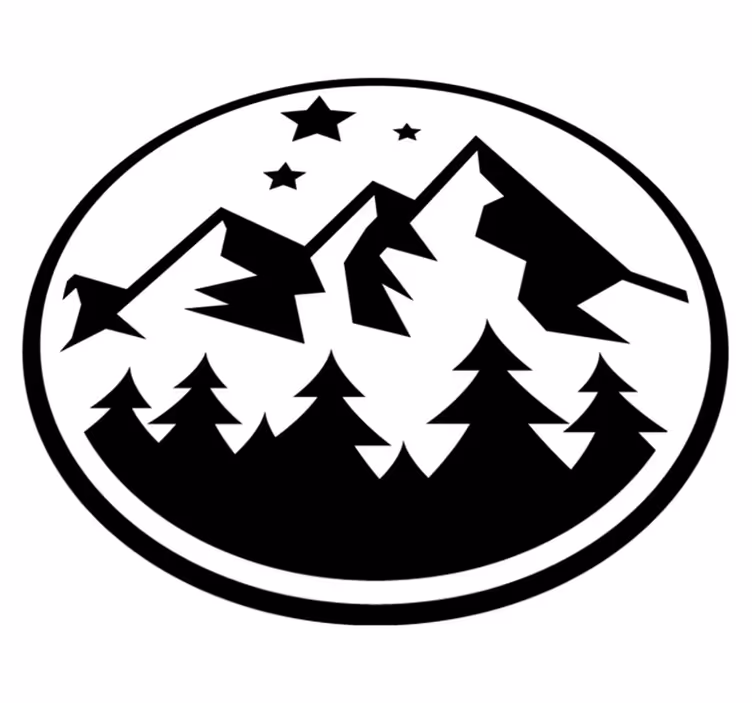 Kukkainen vuoristometsä vinyylimatto - Tenstickers