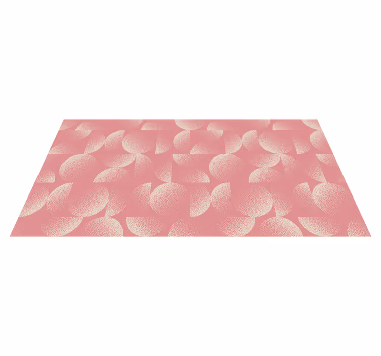 Pastelliset puolikuut ruokasalin vinyylimatto - Tenstickers