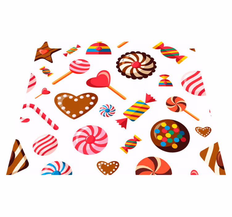 Ihana mosaiikki keittiön vinyylimatto - Tenstickers