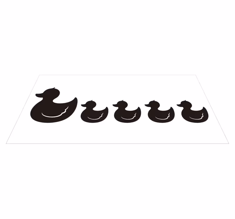 Kylpyhuoneen vinyylimatto kumipossu - Tenstickers