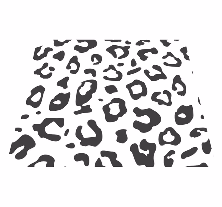 Mustaleopardi eläinvinyylimatto - Tenstickers