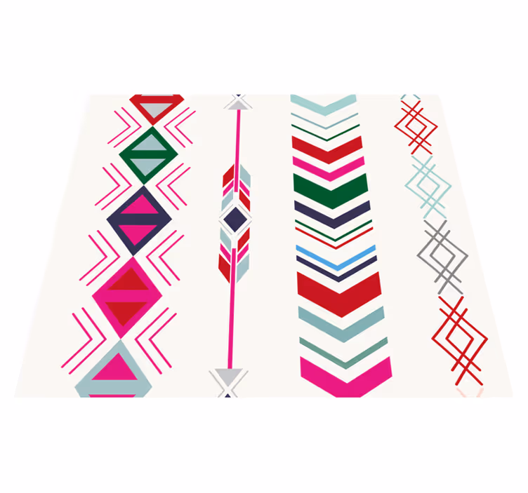 Pastellinuolet vinyylimatto makuuhuoneeseen - Tenstickers