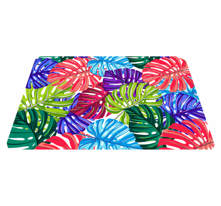 Monstera trooppinen kukka vinyylimatto - Tenstickers