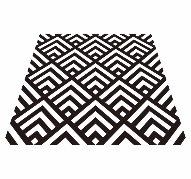 Timanttigeometrinenvinyylimatto - Tenstickers