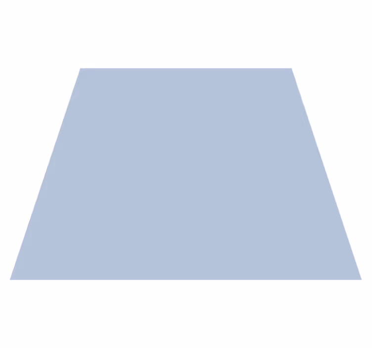 Harmaa yksinkertainen väri geometrinen vinyylimatto - Tenstickers