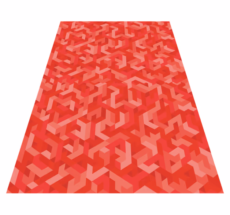Monimutkainen geometrinen kuvio vinyylimatto - Tenstickers