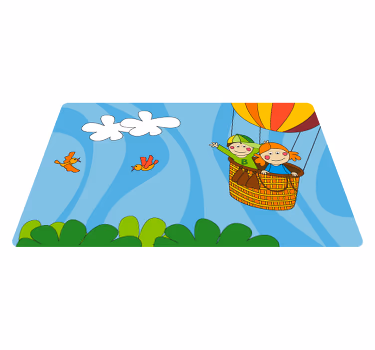 Lastenhuone vinyylimatto ilmalaivassa - Tenstickers