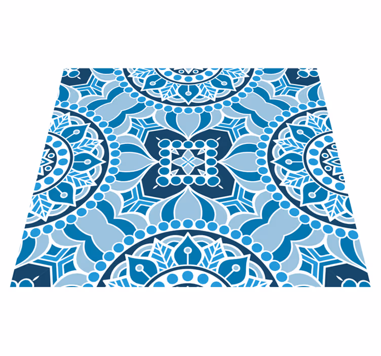 Mandala-tyylinen kylpyhuoneen vinyylimatto - Tenstickers