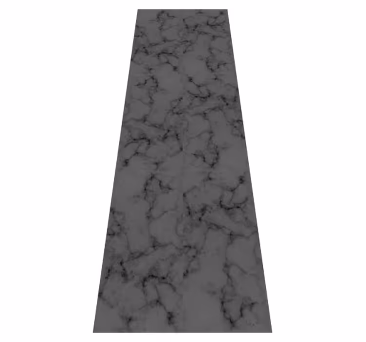 Kylpyhuoneen vinyylimatto musta rosoinen marmoripinta - Tenstickers