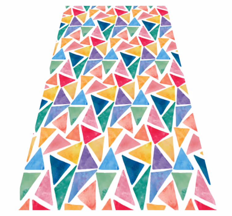Geometrinen keittiön vinyylimatto - Tenstickers