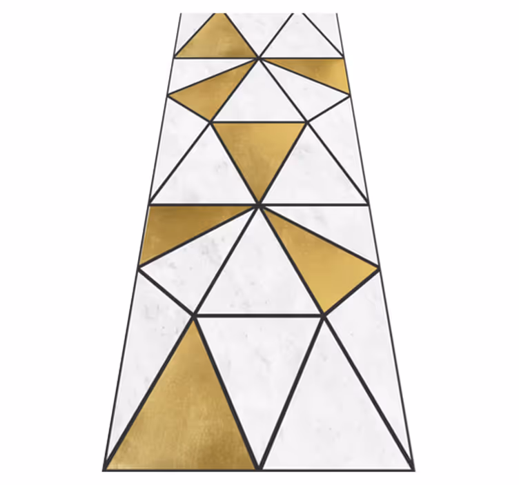 Geometrinen marmori-ilme toimiston vinyylimatto - Tenstickers