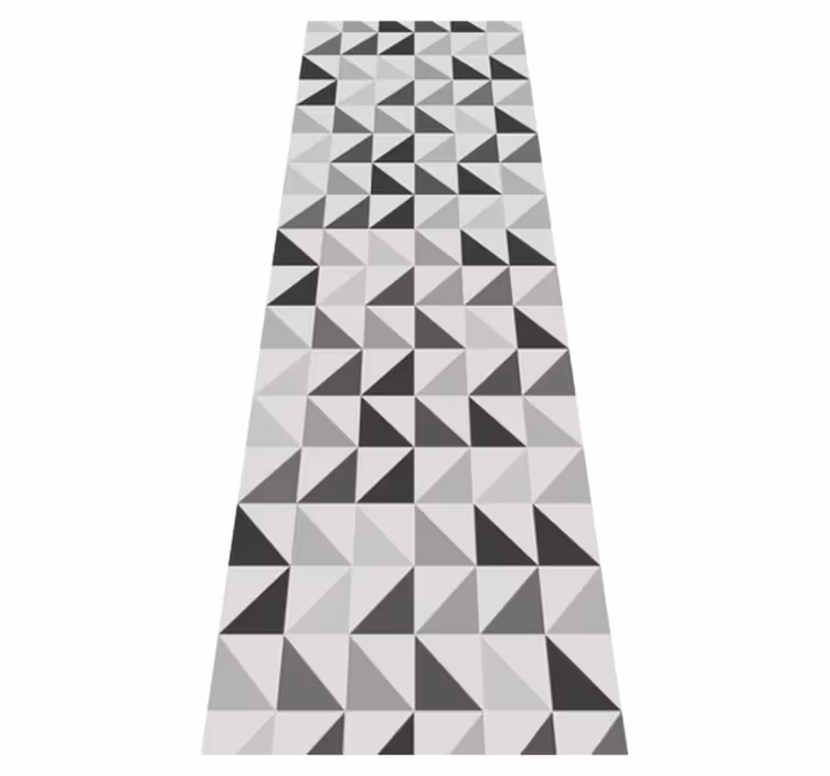 Geometriset kolmiot toimiston vinyylimatto - Tenstickers