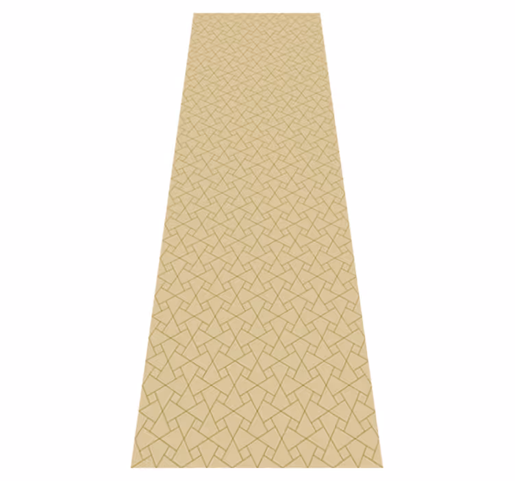 Graafinen harmaa ja beige toimiston vinyylimatto - Tenstickers