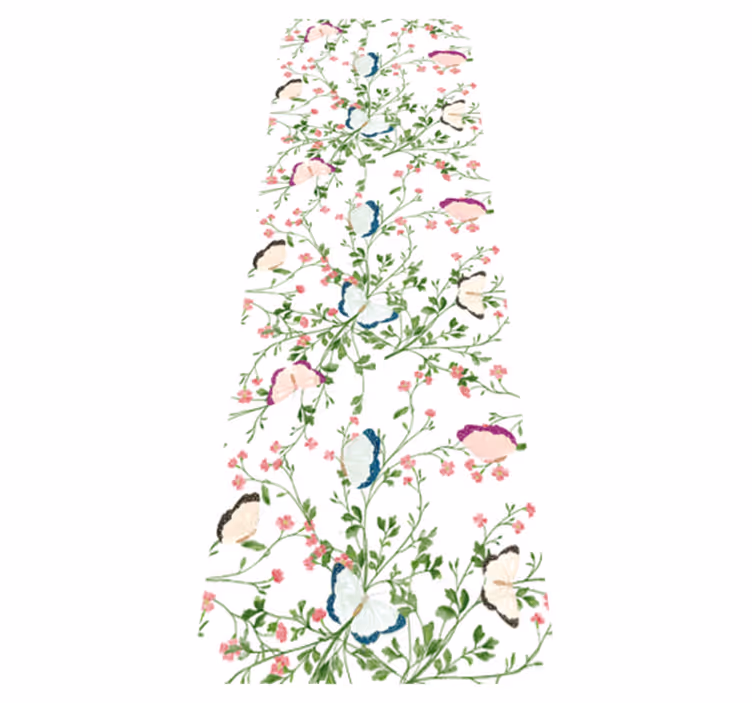 Fantasia-vesiväri-vinyylimatto-makuuhuoneeseen - Tenstickers