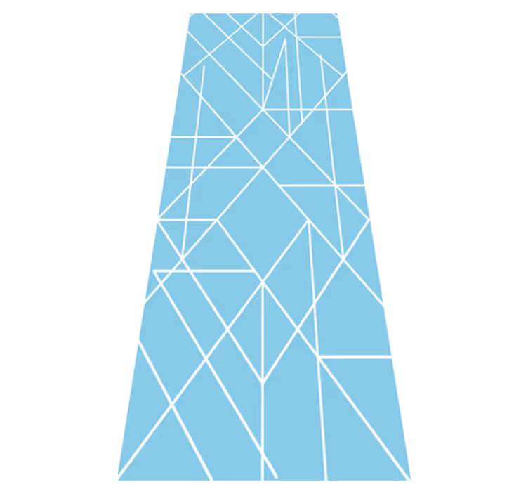 Skandinavia geometrinen mosaiikkivinyylimatto - Tenstickers