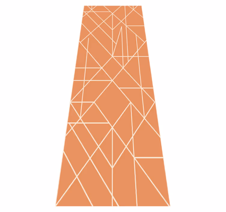 Skandinavia geometrinen mosaiikkihuippu vinyylimatto - Tenstickers
