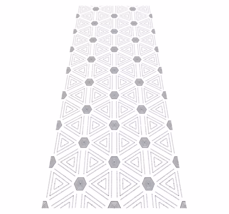 Skandinavia geometriset kolmiot vinyylimatto - Tenstickers
