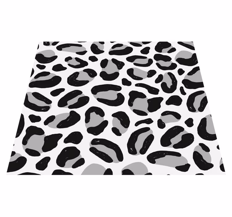 Leopardin karva eläin vinyylimatto - Tenstickers
